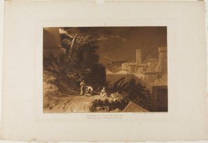 Die zehnte Plage Ägyptens, Platte 61 aus Liber Studiorum von Joseph Mallord William Turner