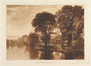 Die Nische, Isleworth Liber Studiorum, Teil XIII, Platte 63, 1. Januar 1819 von Joseph Mallord William Turner