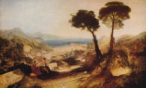 Die Bucht von Baiae, mit Apollo und der Sibylle, ca. 1823, ca. 1915