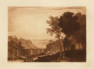 Die Brücke und Ziegen von Joseph Mallord William Turner