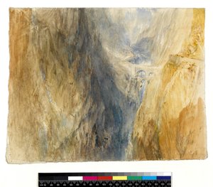 Die Teufelsbrücke, St. Gotthard von Joseph Mallord William Turner