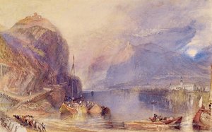 Der Drachenfels, Deutschland von Joseph Mallord William Turner