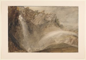 Oberer Reichenbachfall, 1802 von Joseph Mallord William Turner