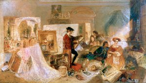 Watteau-Studie nach Fresnoys Regeln von Joseph Mallord William Turner