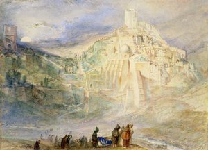 Wildnis A Engedi & Kloster Santa Saba von Joseph Mallord William Turner