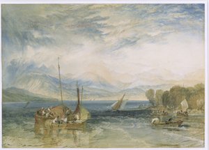Windermere, 1821 (nach der Restaurierung) von Joseph Mallord William Turner