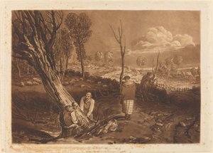 Hecken und Gräben von Joseph Mallord William Turner and J.C. Easling