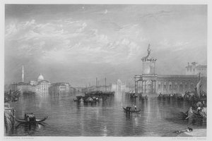 Venedig, Die Dogana, aus dem Bild in der Vernon Gallery