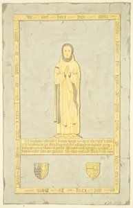 Messingplatte von Sir John Inyn in der St. Mary Redcliffe von Joseph Manning