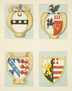 Wappen auf Denkmälern in St. Mary Redcliffe von Joseph Manning