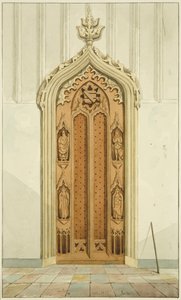 Türen von Clarke, auf jeder Seite des Altars von St. Mark
