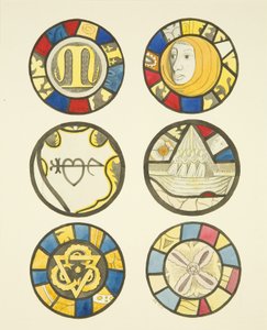 Buntglasfenster in den Nord- und Ostfenstern, Nordquerhaus von St. Mary Redcliffe von Joseph Manning