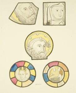 Buntglasfenster im Nordfenster des Kirchenschiffs von St. Mary Redcliffe von Joseph Manning