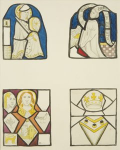 Buntglasfenster in der Weberkapelle der Temple Kirche von Joseph Manning