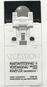 Plakat zur Werbung für die Secession-Ausstellung österreichischer Künstler, 1898