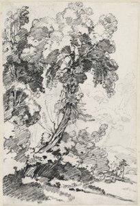 Ein hoher Baum mit Reisenden von Joseph Marie Vien