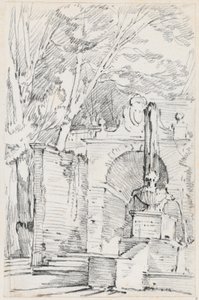 Brunnen der Pomona in den Gärten der Villa d