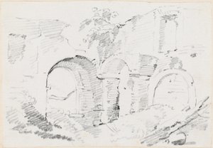 Römische Mauern von Joseph Marie Vien