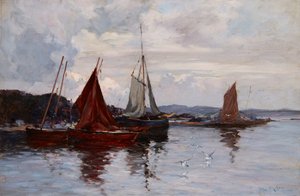 Fischerboote im Hafen