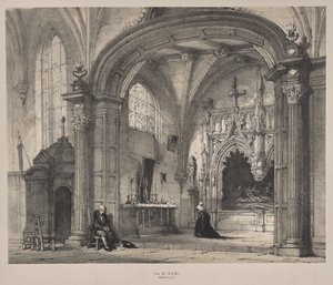 Architektur des Mittelalters: In St. Remi, Abbeville von Joseph Nash