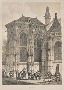 Architektur des Mittelalters: St. Jacques, Dieppe, Ostende, Außenansicht