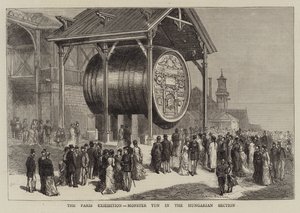 Die Pariser Ausstellung, Monsterfass im ungarischen Abschnitt von Joseph Nash