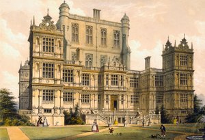 Wollaton Hall, Nottinghamshire, 1600, Illustration aus 