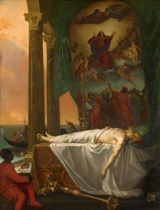 Tizian aufgebahrt im Palazzo Barberino