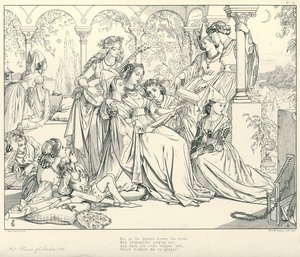 Illustration zu Coleridges Rime of The Ancient Mariner von Joseph Noel (after) Paton
