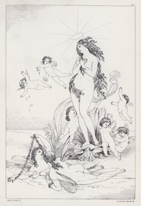 Shelleys Prometheus Unbound, Akt II, Szene 5 (Stich) von Joseph Noel (after) Paton