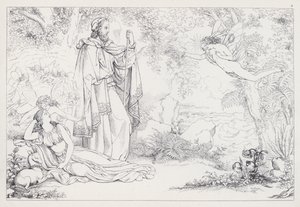 Shakespeares Der Sturm, Akt I, Szene 2 von Joseph Noel after Paton