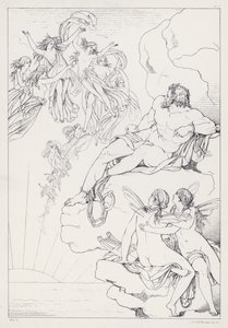 Prometheus Unbound, Akt I von Joseph Noel after Paton