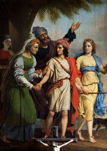 Abreise des jungen Tobias von Jozef Paelinck, erste Hälfte des 19. Jahrhunderts von Joseph Paelinck