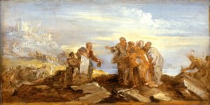 Szene aus der antiken Geschichte, ca. 1680-90 von Joseph Parrocel