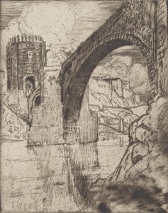 Bogen der Brücke von Alcantara, 1904