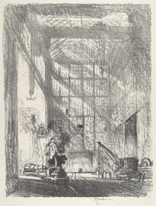 Die Kanone hereinbringen von Joseph Pennell