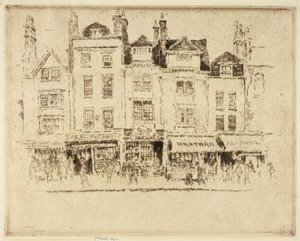 Metzgerreihe, Whitechapel von Joseph Pennell