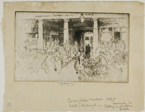 Covent Garden von Joseph Pennell