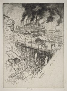 Edgar Thomson Werke, Bessemer von Joseph Pennell