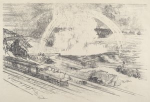 Falls Station, Niagara von Joseph Pennell