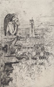 Le Stryge, 1893 von Joseph Pennell