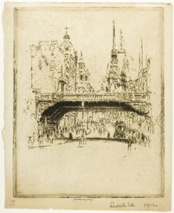 Ludgate Hill von Joseph Pennell