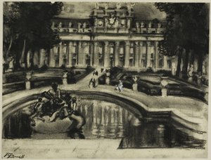 Palast La Granja von Joseph Pennell