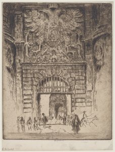 Puerta Visagara, Tor von Madrid, Toledo von Joseph Pennell