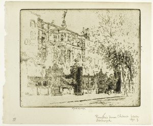 Rossettis Haus von Joseph Pennell