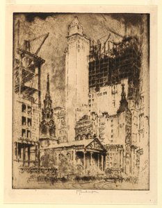 St. Pauls, New York von Joseph Pennell