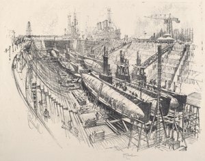 U-Boote im Trockendock, 1917