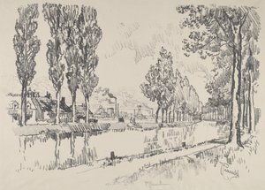 Der Kanal bei Blanzy, Frankreich