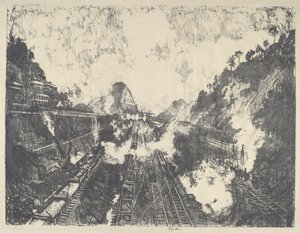 Der Schnitt, Blick auf den Ancon-Hügel