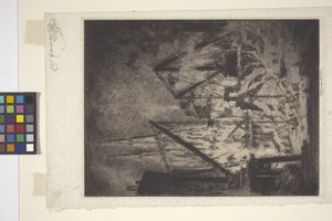 Die Fundamente an der Kathedrale von Joseph Pennell